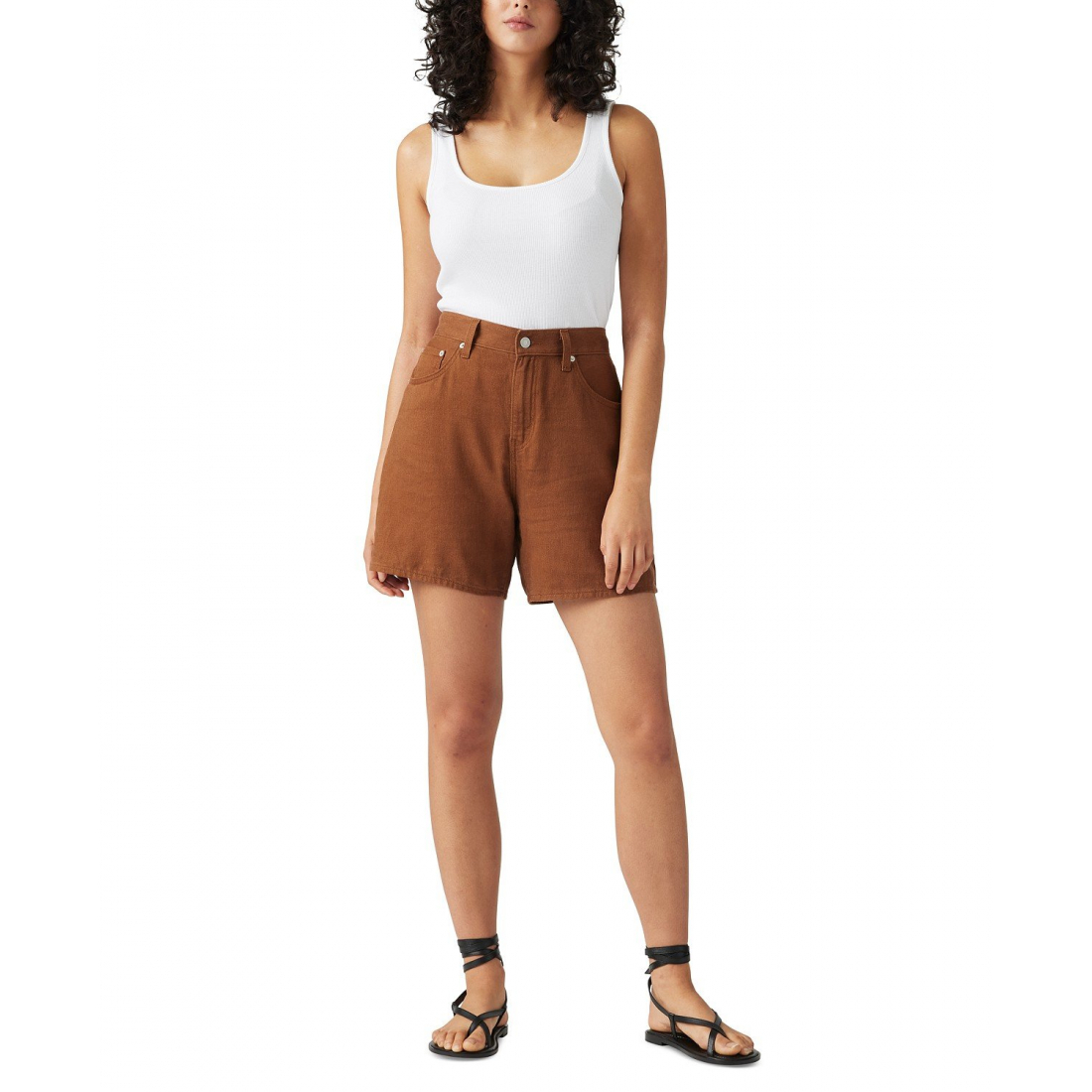 Short 'Premium High Rise Baggy' pour Femmes
