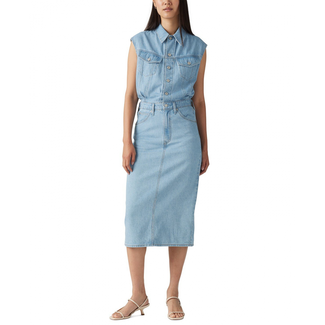 Robe en jean 'Iconic Sleeveless' pour Femmes