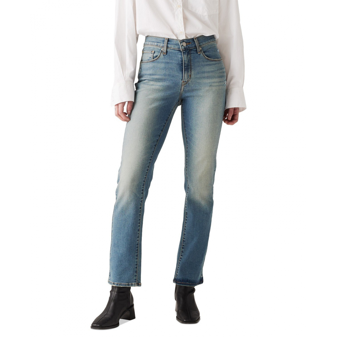 Jeans 'Classic Mid Rise Straight-Leg' pour Femmes