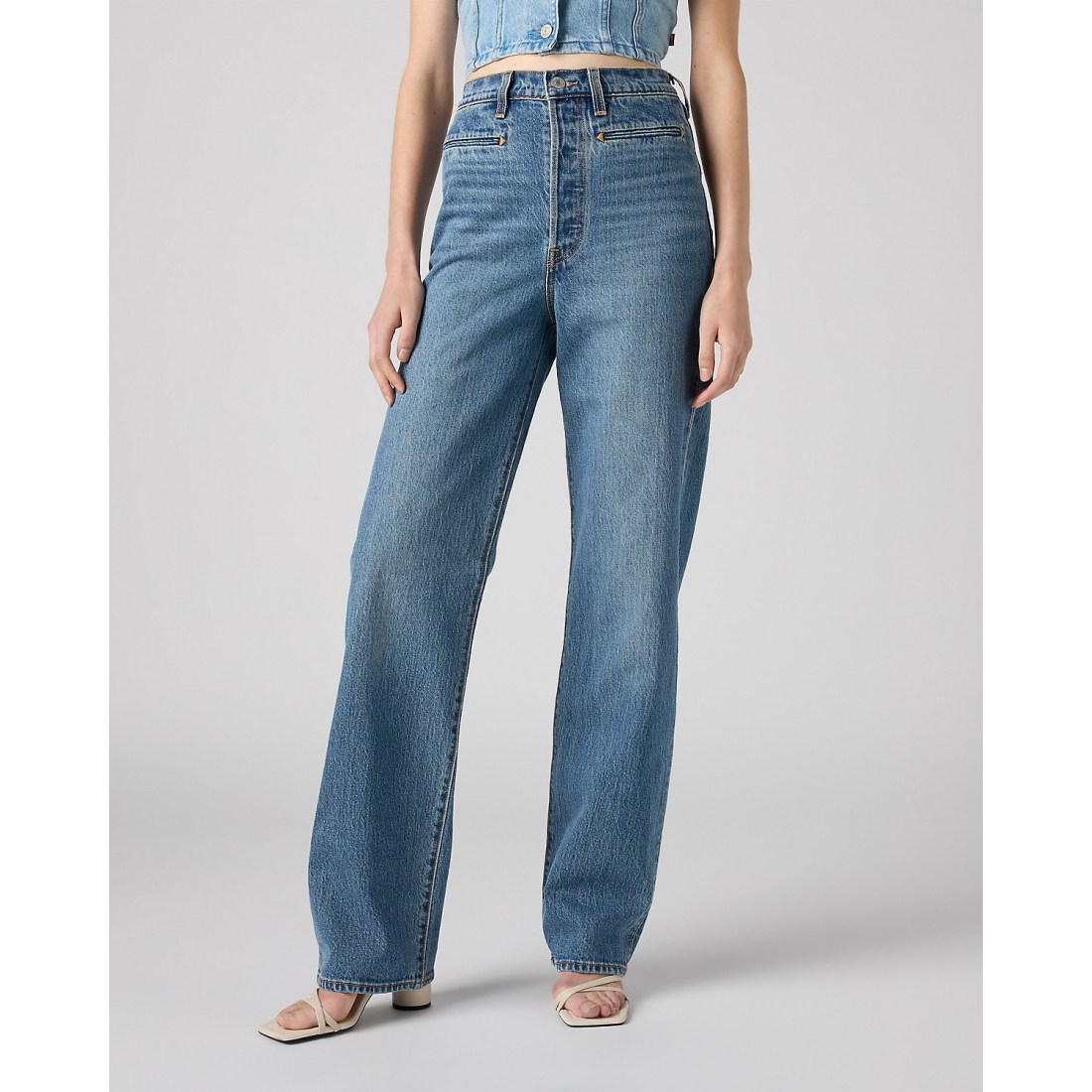 Jeans 'Ribcage Full Length Western' pour Femmes
