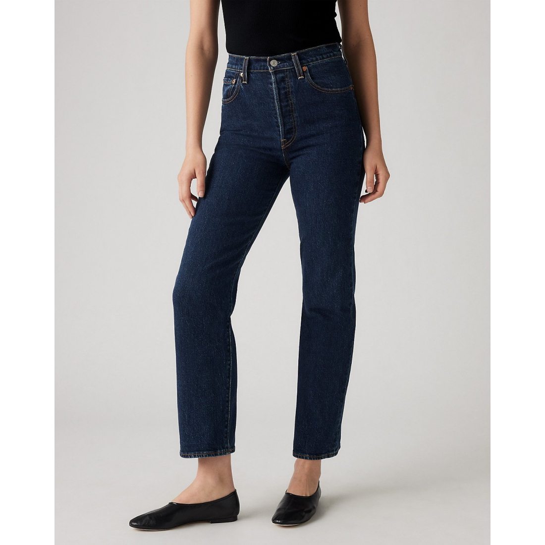 Jeans 'Ribcage Straight Ankle' pour Femmes