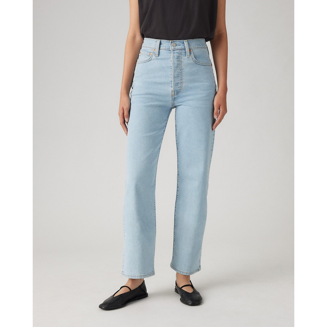 Jeans 'Ribcage Straight Ankle' pour Femmes