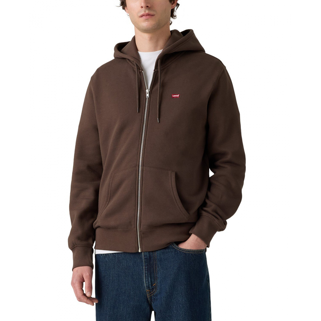 Men's 'Non-Graphic Zip-Up Standard Fit' Hoodie