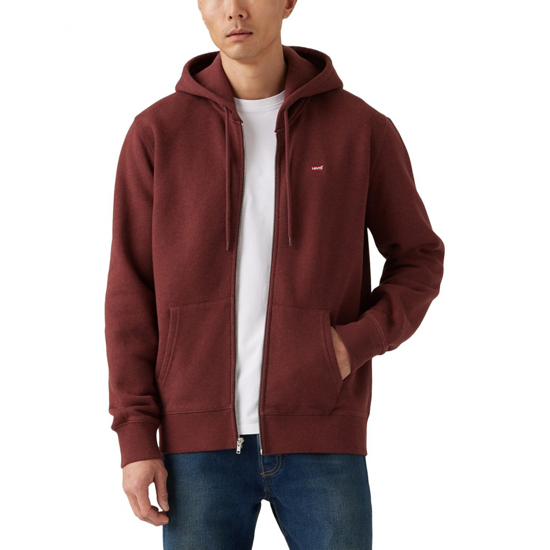 Men's 'Non-Graphic Zip-Up Standard Fit' Hoodie