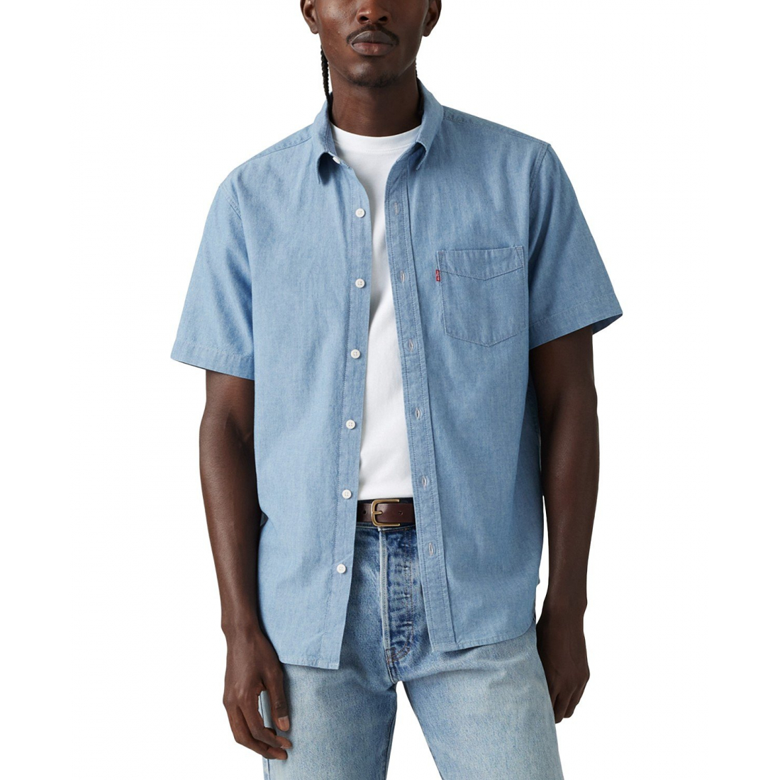 Chemise à manches courtes 'Classic 1 Pocket  Regular Fit' pour Hommes