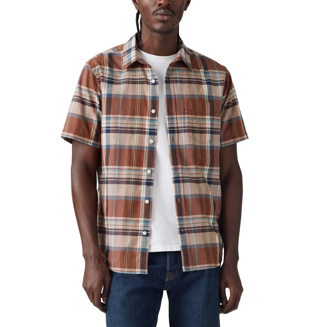 Chemise à manches courtes 'Classic 1 Pocket  Regular Fit' pour Hommes