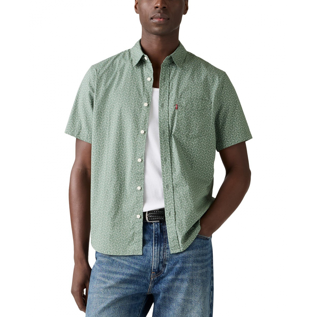 Chemise à manches courtes 'Classic 1 Pocket  Regular Fit' pour Hommes