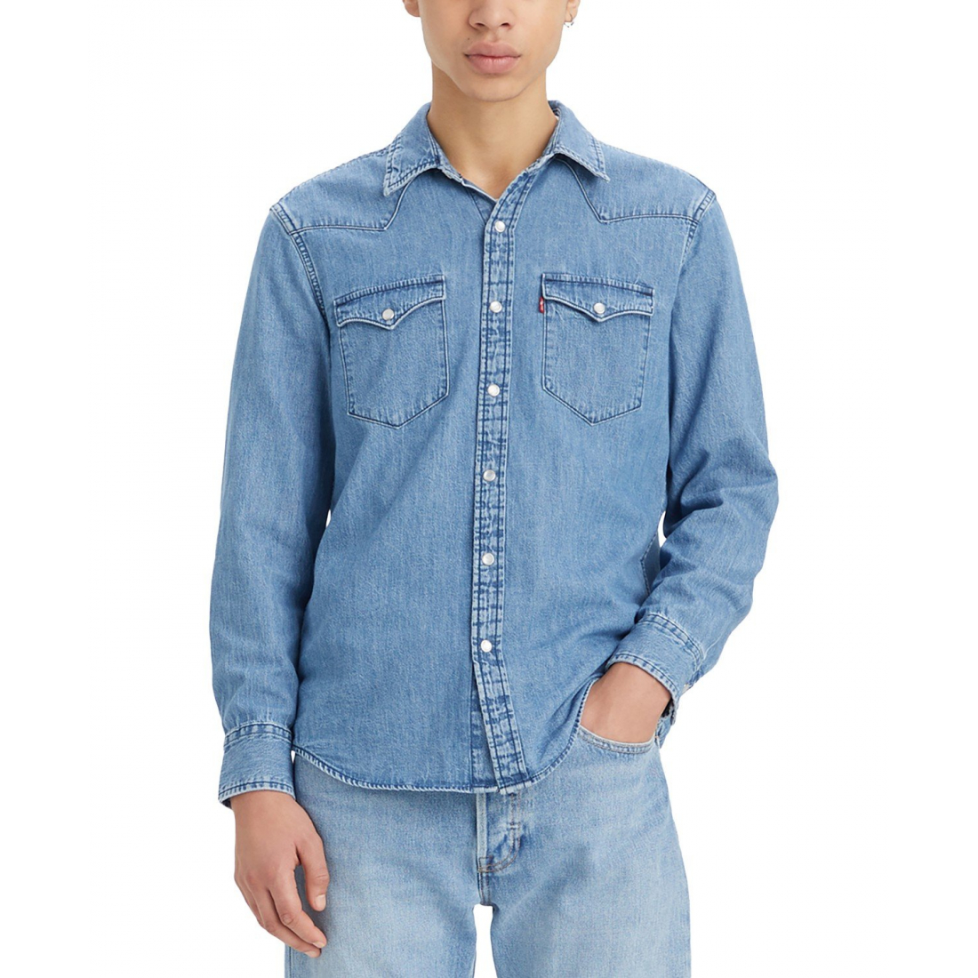 Chemise 'Classic Standard Fit Western' pour Hommes