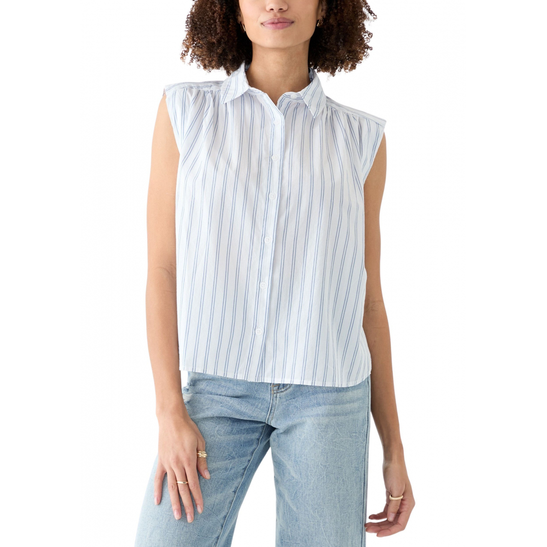 Blouse sans manches 'Striped' pour Femmes