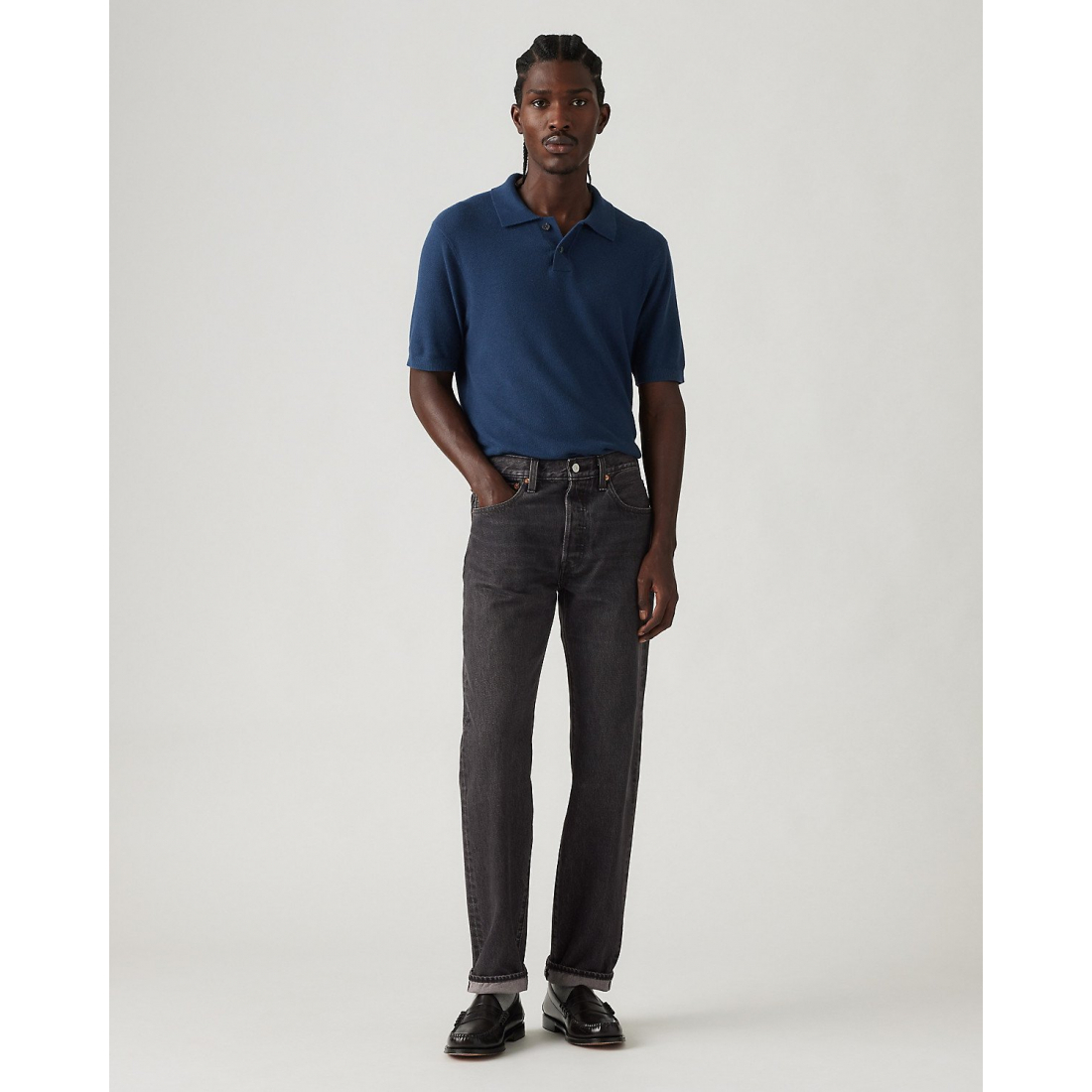 Jeans '501® Slim Taper Fit Selvedge' pour Hommes