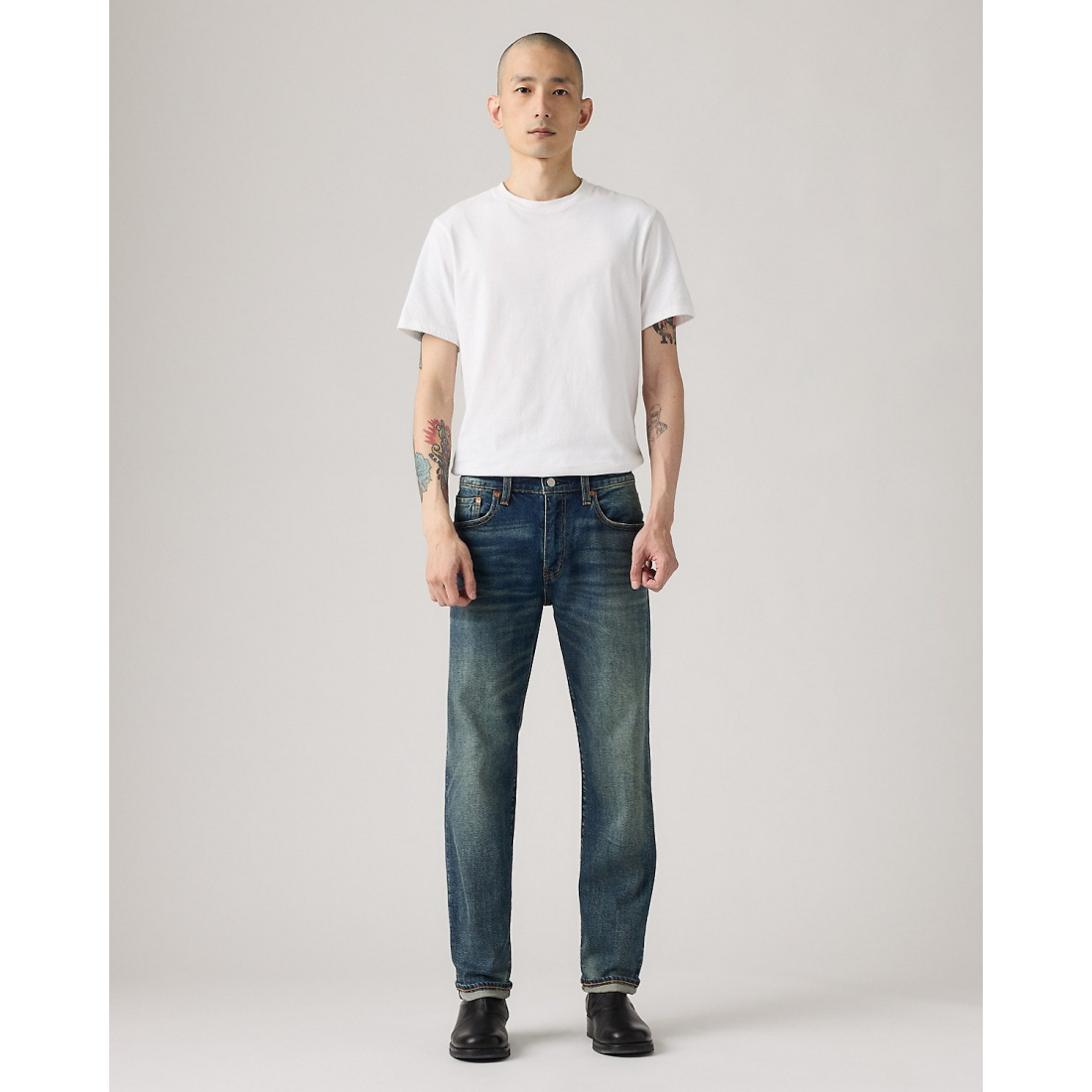 Jeans '502™ Taper Fit Selvedge' pour Hommes