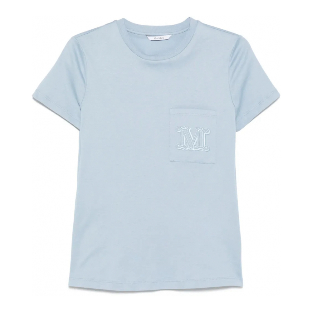 T-shirt 'Embroidered Pocket' pour Femmes