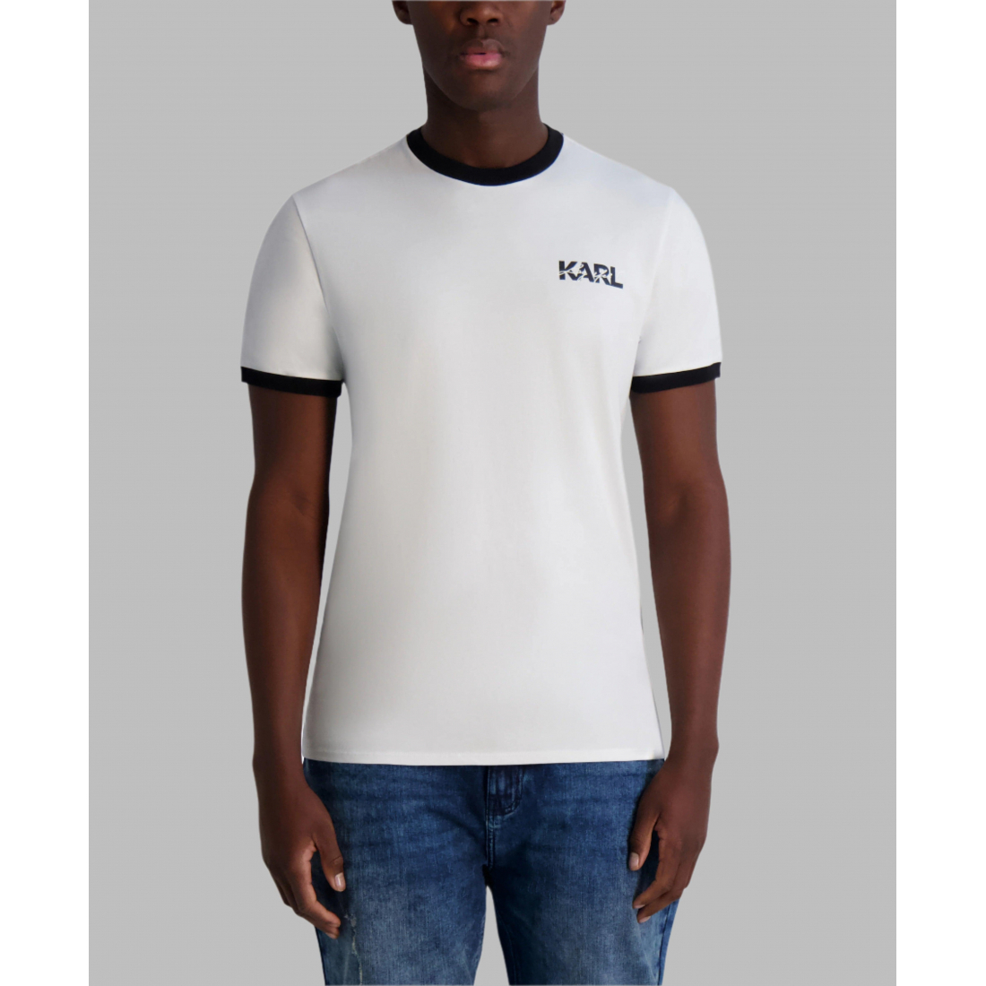 T-shirt 'Layered Effect Logo' pour Hommes