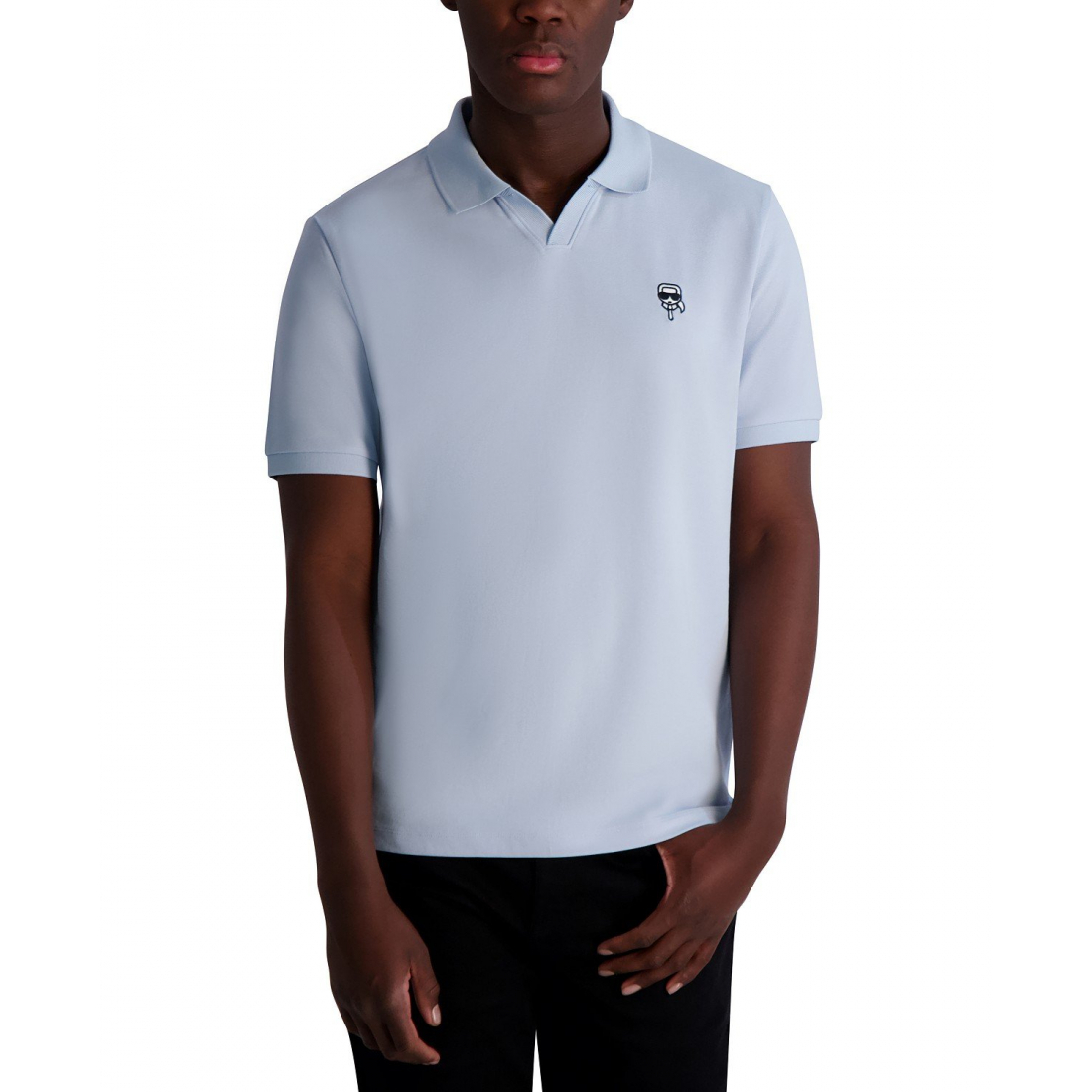 Polo 'Karl Head Logo Pique' pour Hommes