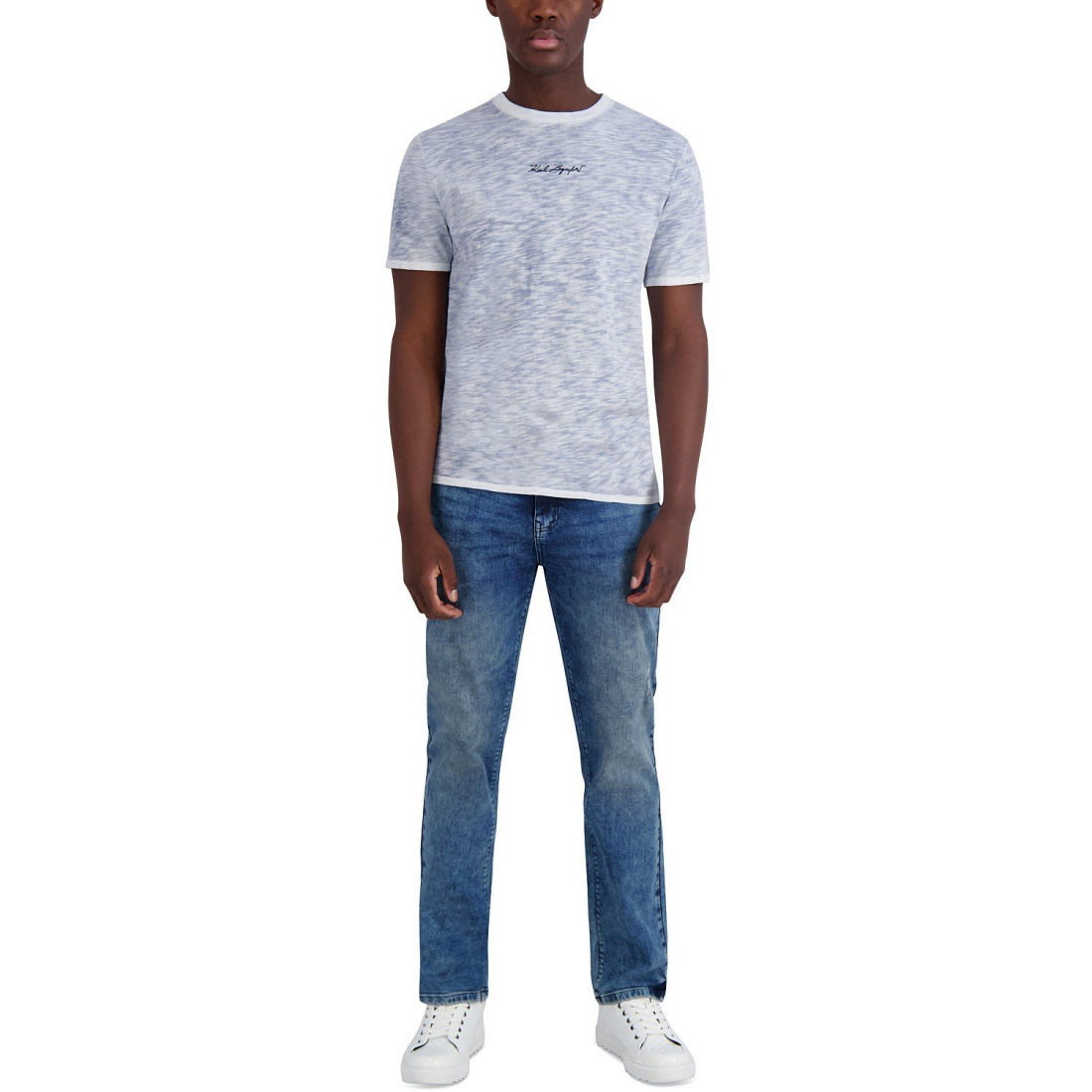 T-shirt 'Chest Signature Slub' pour Hommes