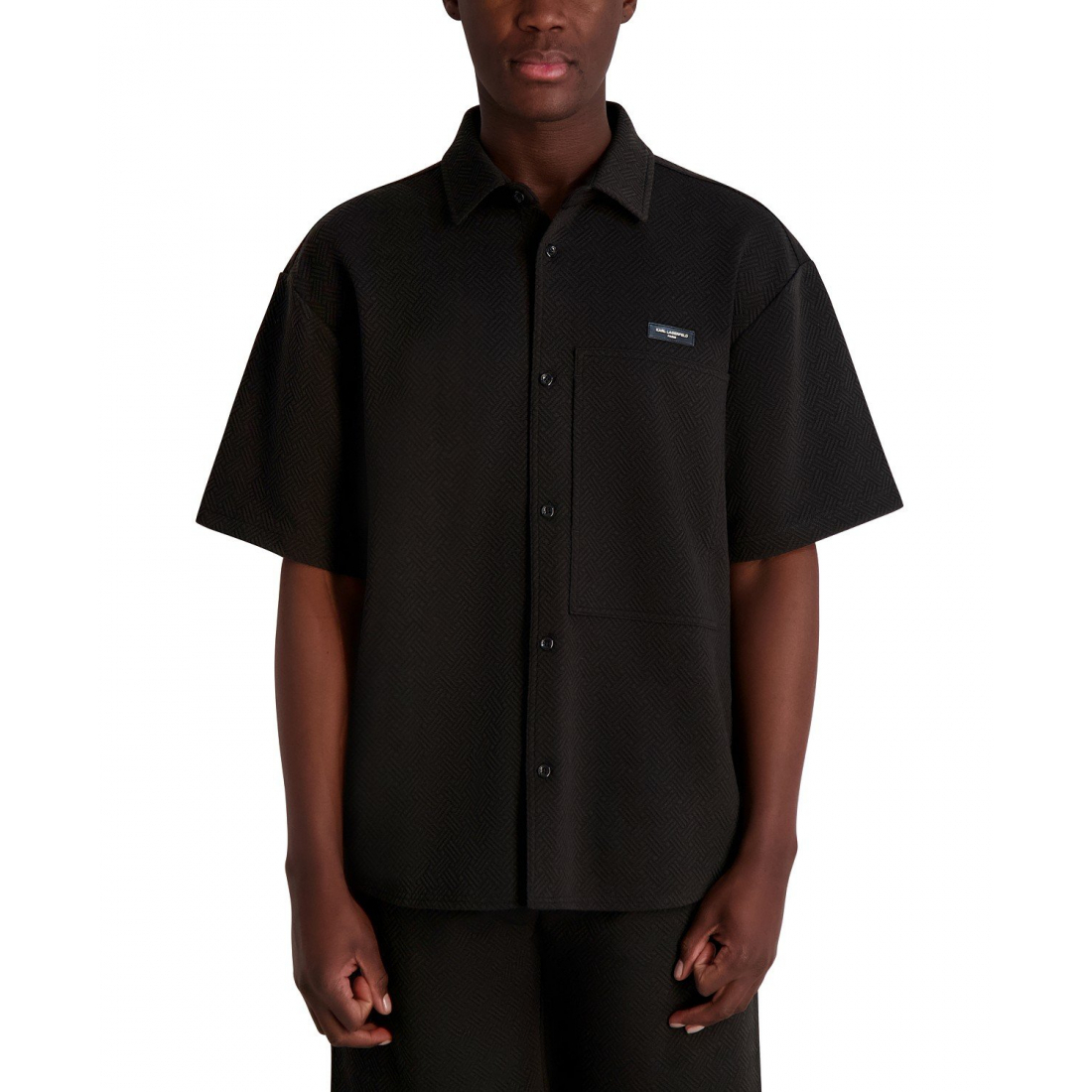 Chemise à manches courtes 'Criss-Cross Logo' pour Hommes