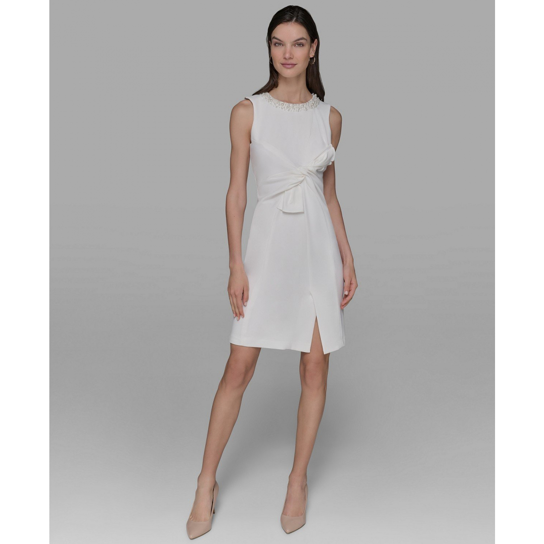 Robe fourreau 'Scuba Crepe Faux-Pearl' pour Femmes