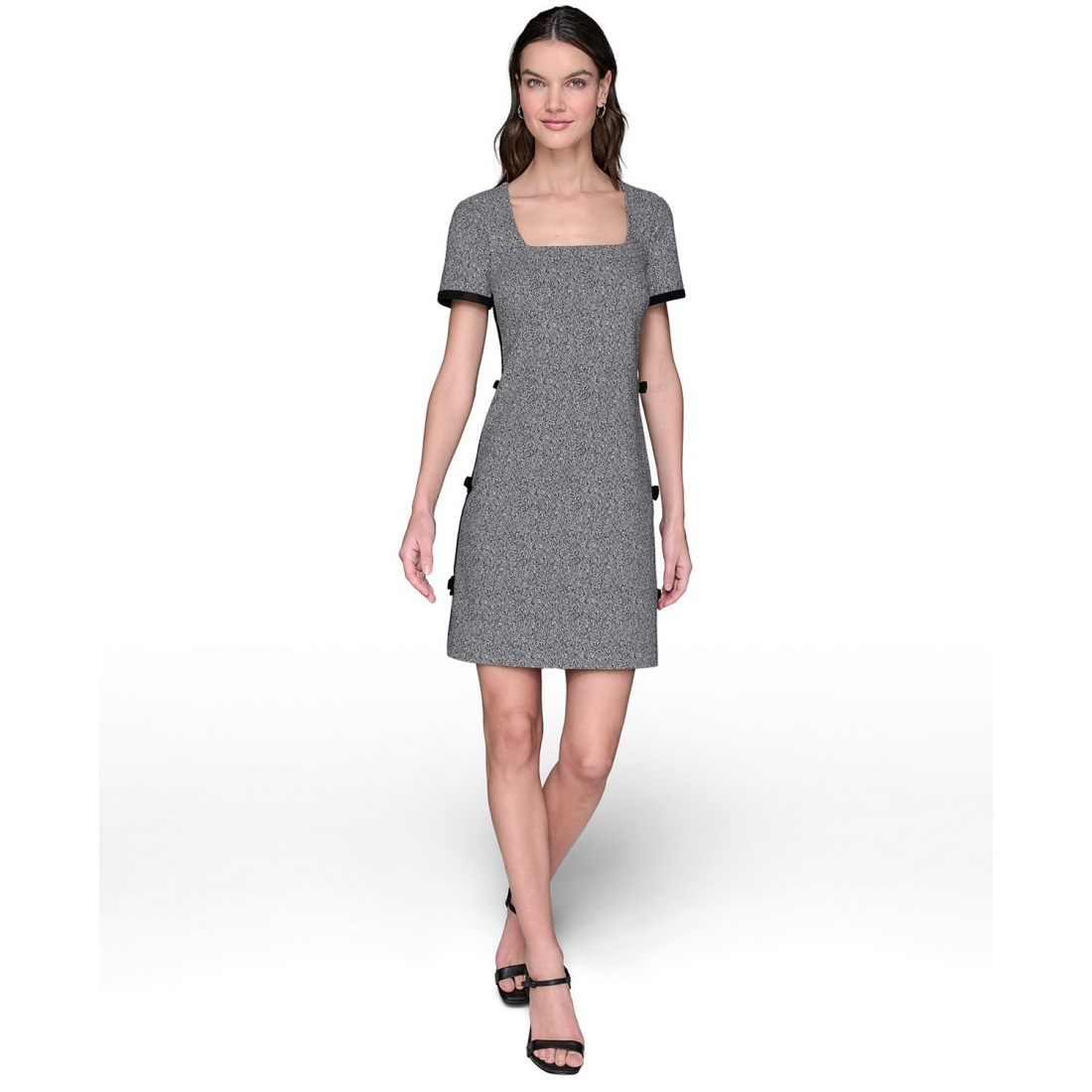 Women's 'Millenium Knit Tweed' A-line Dress