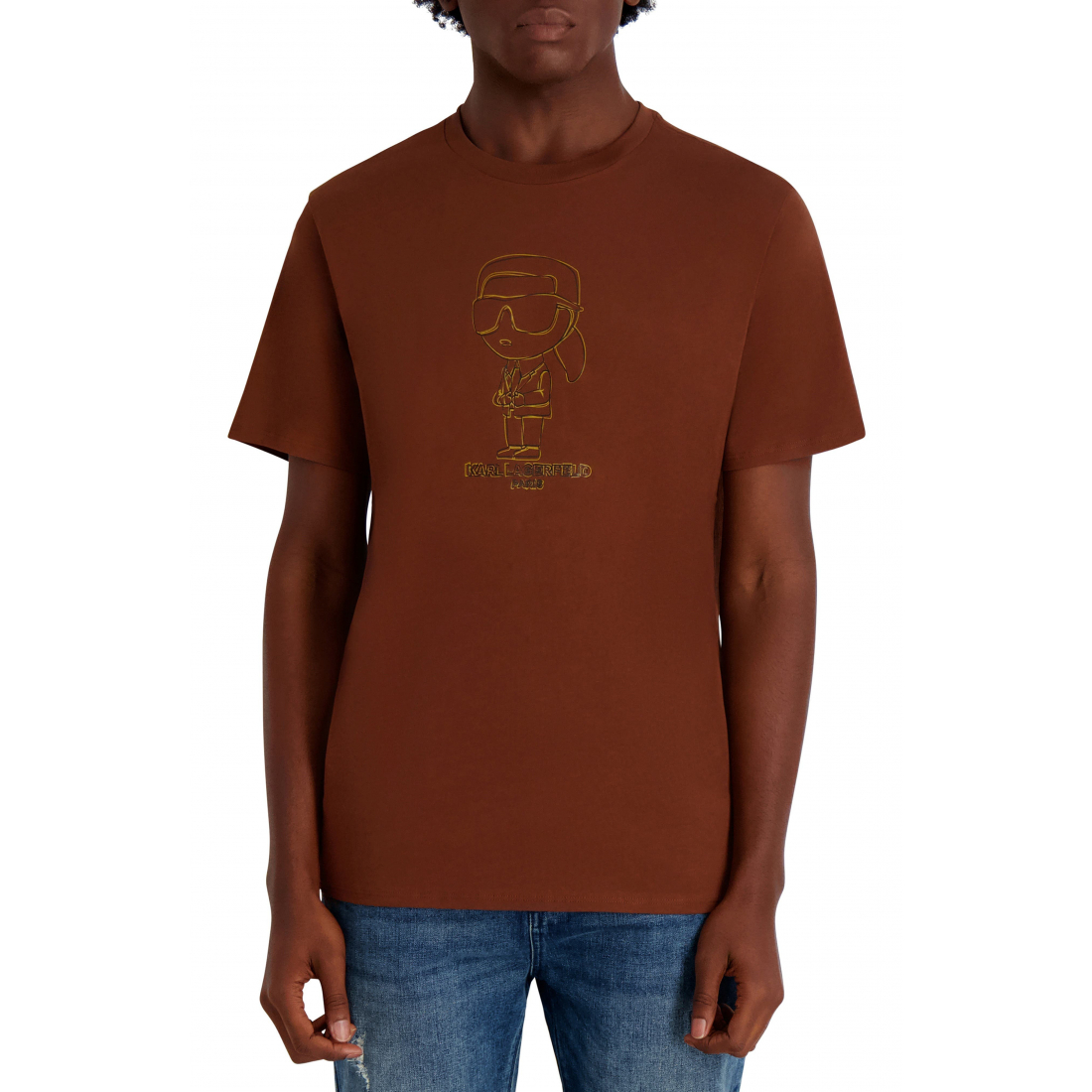 T-shirt 'Outerline Karl Graphic' pour Hommes