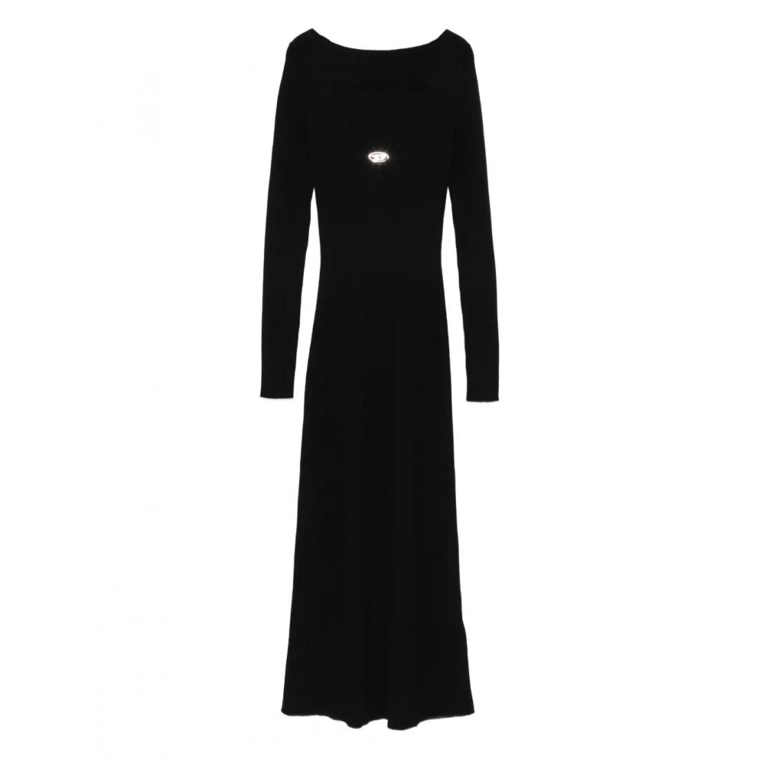 Women's 'Logo-Embellished Long-Sleeve' Midi Dress