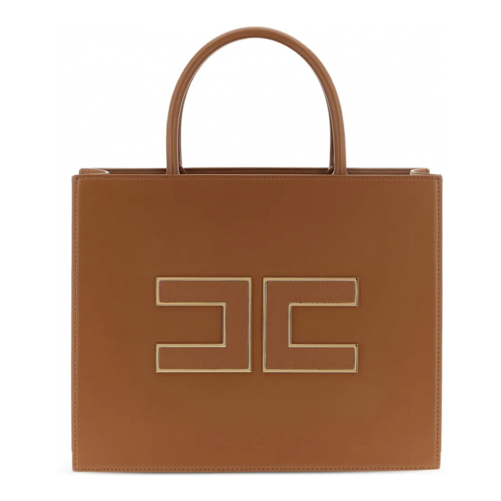Women's 'Logo-Plaque' Tote Bag