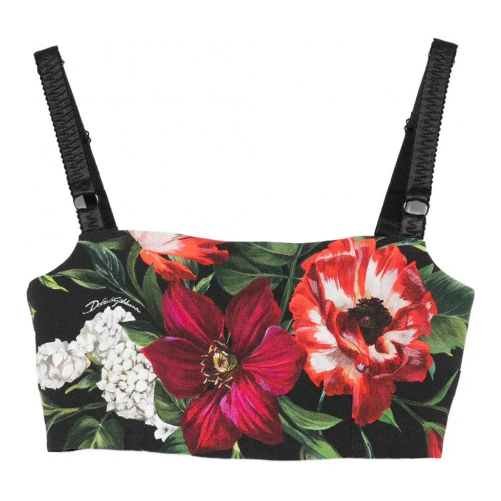 Women's 'Floral-Print' Crop Top