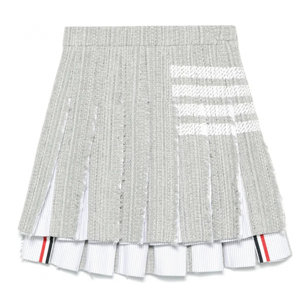 Mini Jupe '4-Bar Tweed' pour Femmes