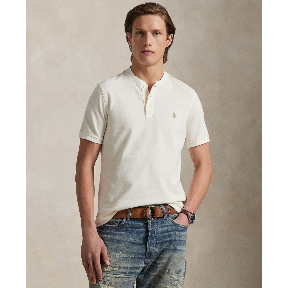 Polo 'Cotton Piqué' pour Hommes
