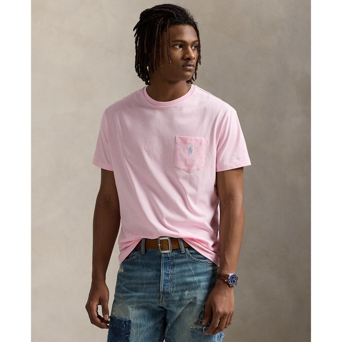 T-shirt 'Classic-Fit Jersey Pocket' pour Hommes