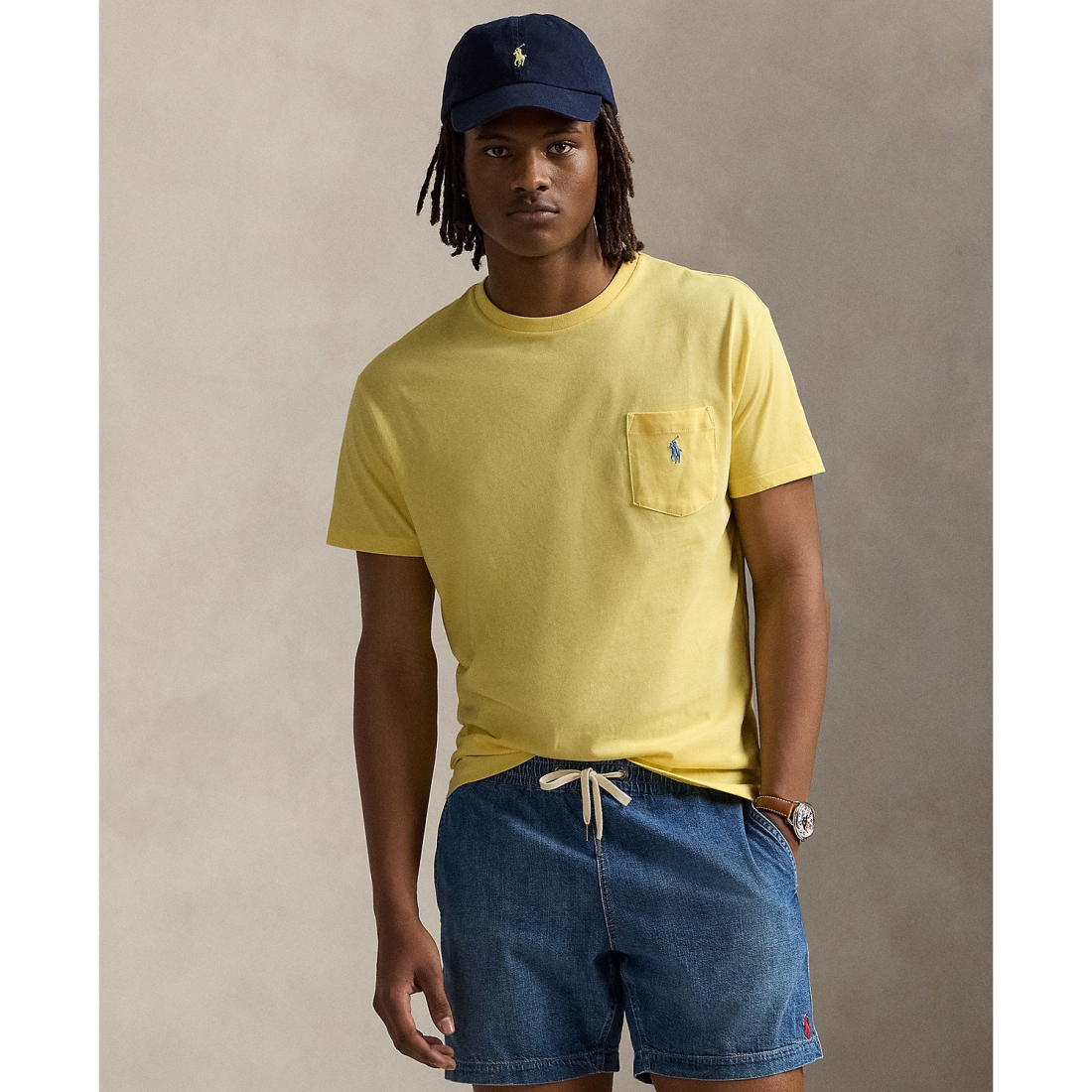 T-shirt 'Classic-Fit Jersey Pocket' pour Hommes