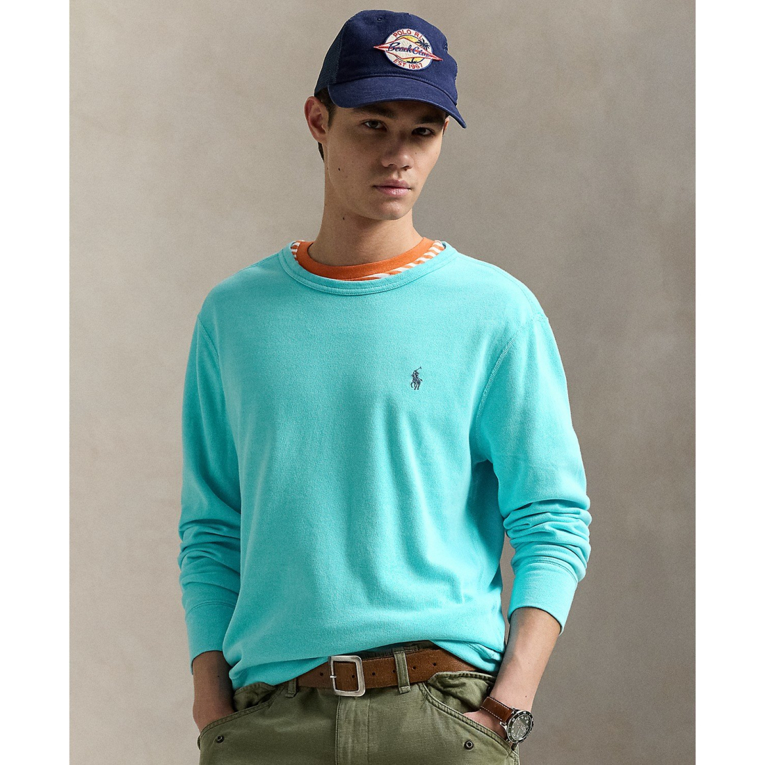 Men's 'Cotton Terry Crewneck' Sweatshirt