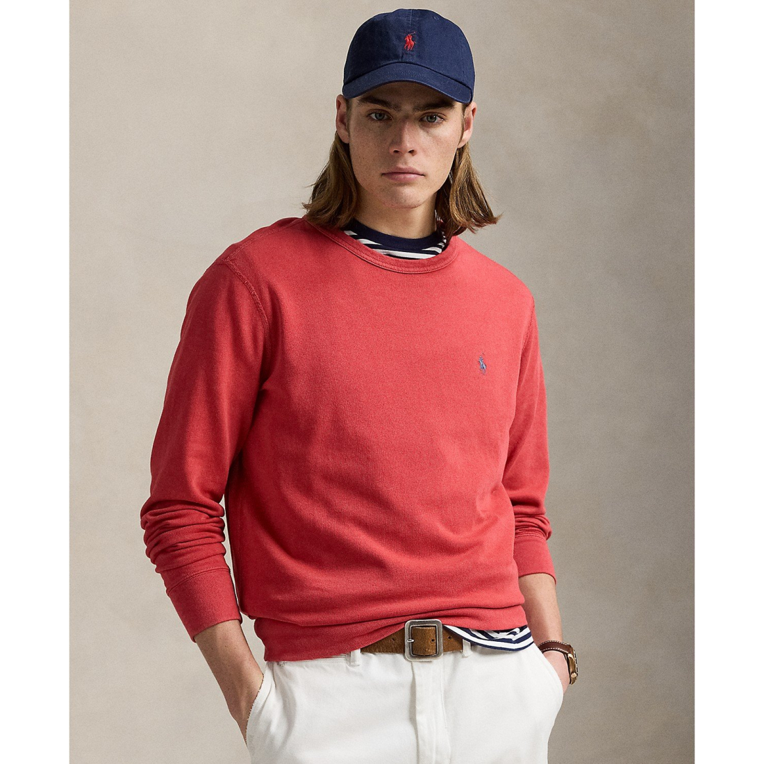 Men's 'Cotton Terry Crewneck' Sweatshirt