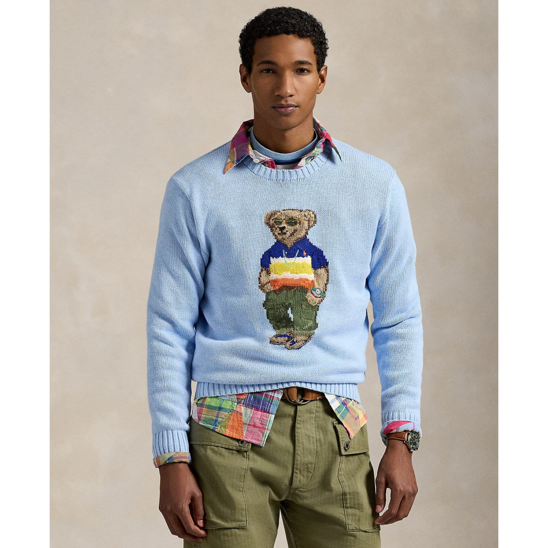 Men's 'Polo Bear Cotton' Sweater