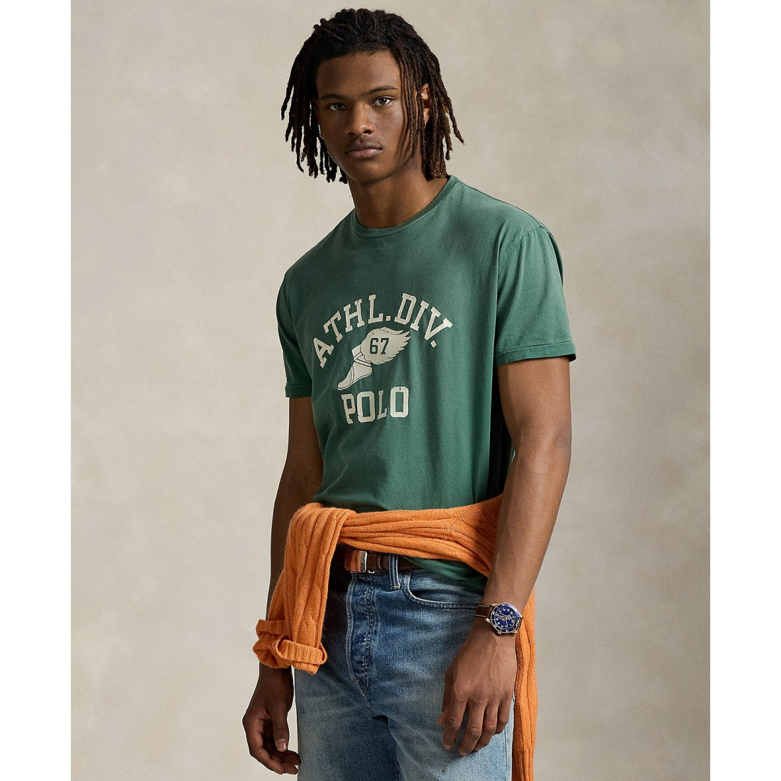 T-shirt 'Classic-Fit Logo Jersey' pour Hommes