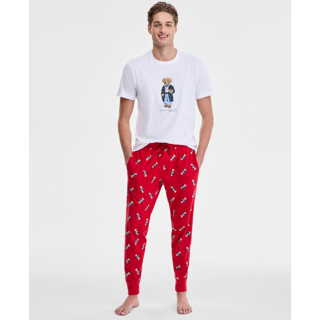 Pyjama Set 'Polo Bear Jogger' pour Hommes