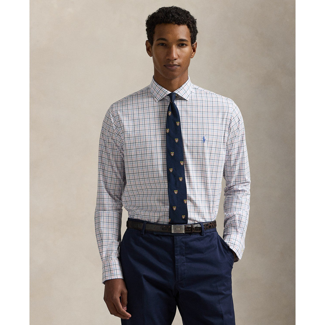 Chemise 'Slim-Fit Stretch Poplin' pour Hommes