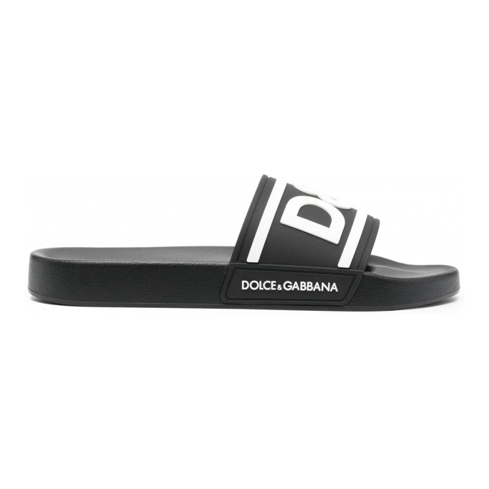 Men's 'Logo-Print beach' Slides