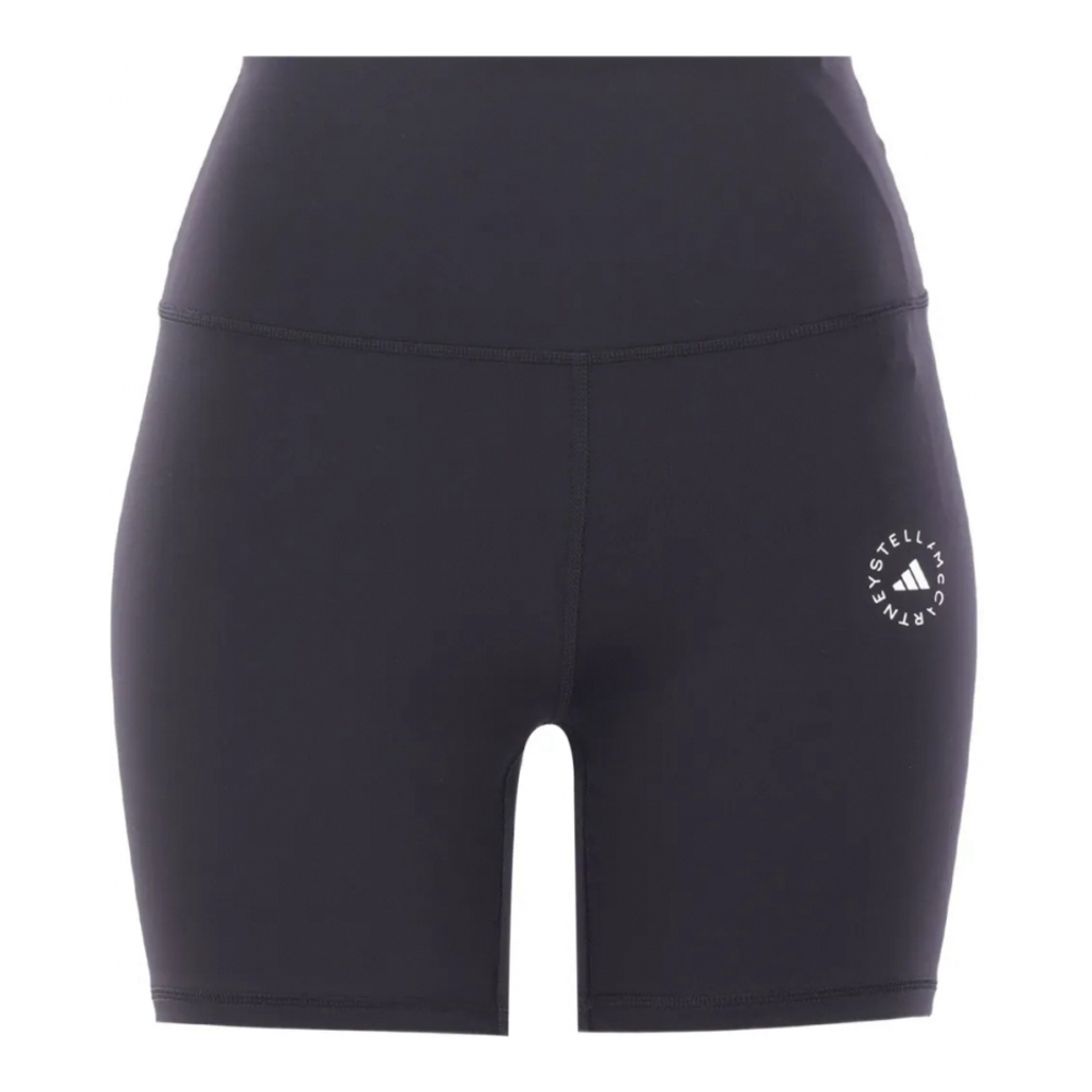 Short 'Logo-Embellished High-Waisted' pour Femmes