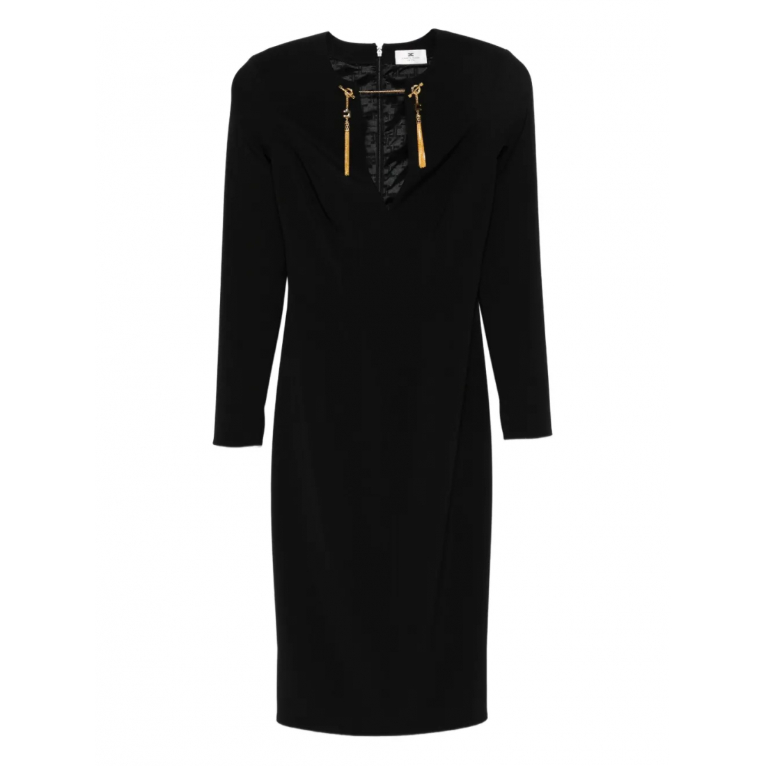 Women's 'Tassel-Embellished Long-Sleeved Day' Midi Dress
