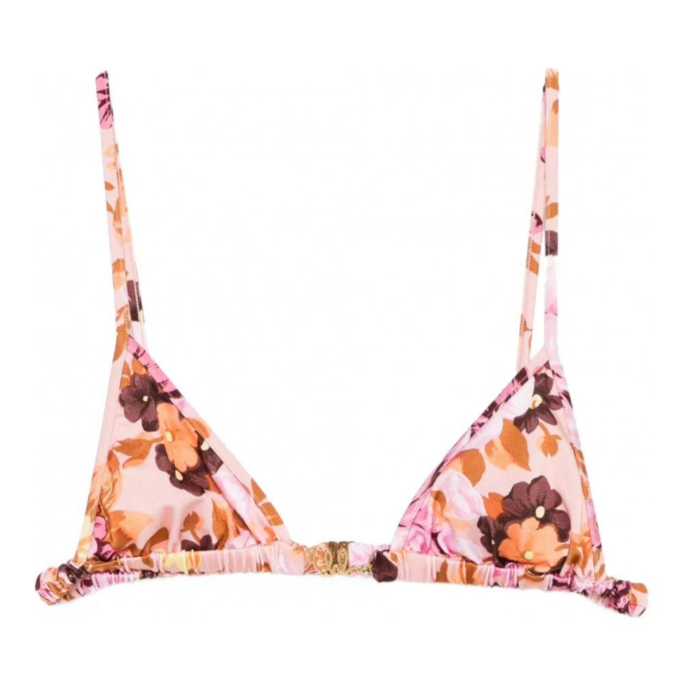 Haut de bikini 'Floral-Print Triangle' pour Femmes