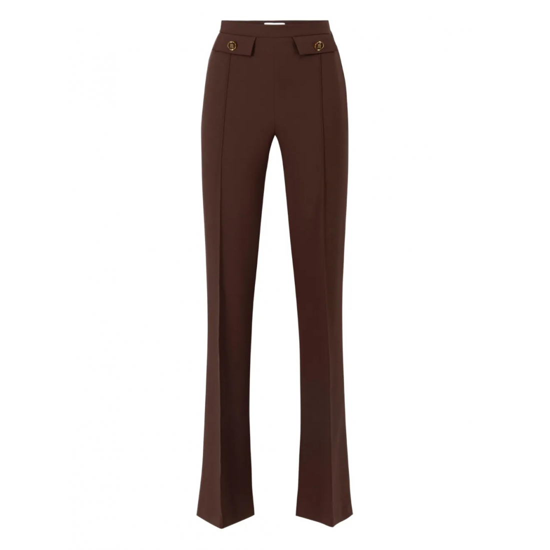 Pantalon 'Button-Detailed Flared' pour Femmes