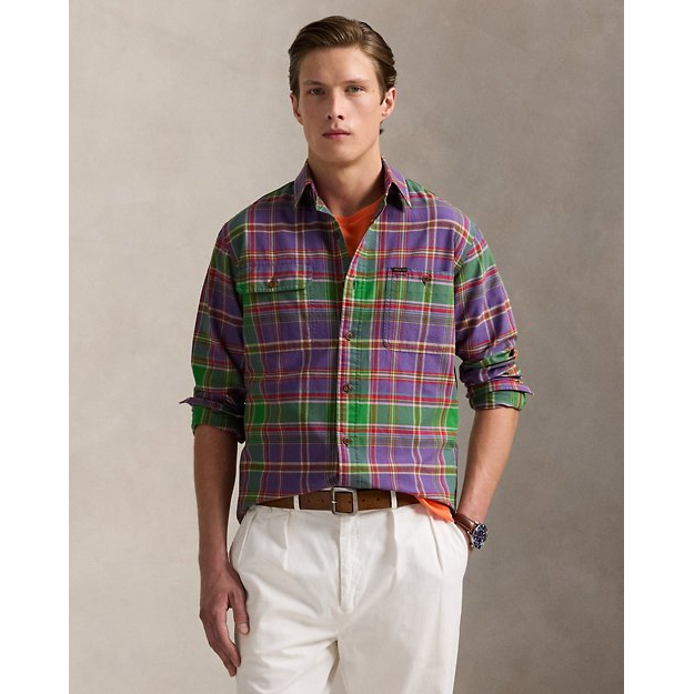 Men's 'Classic Fit Plaid Oxford' Shirt