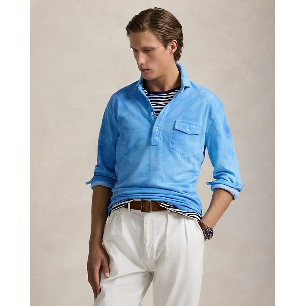 Polo 'Garment-Dyed Mesh' pour Hommes