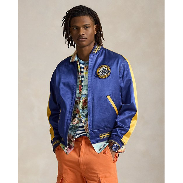 Veste 'Surf-Inspired Letterman' pour Hommes
