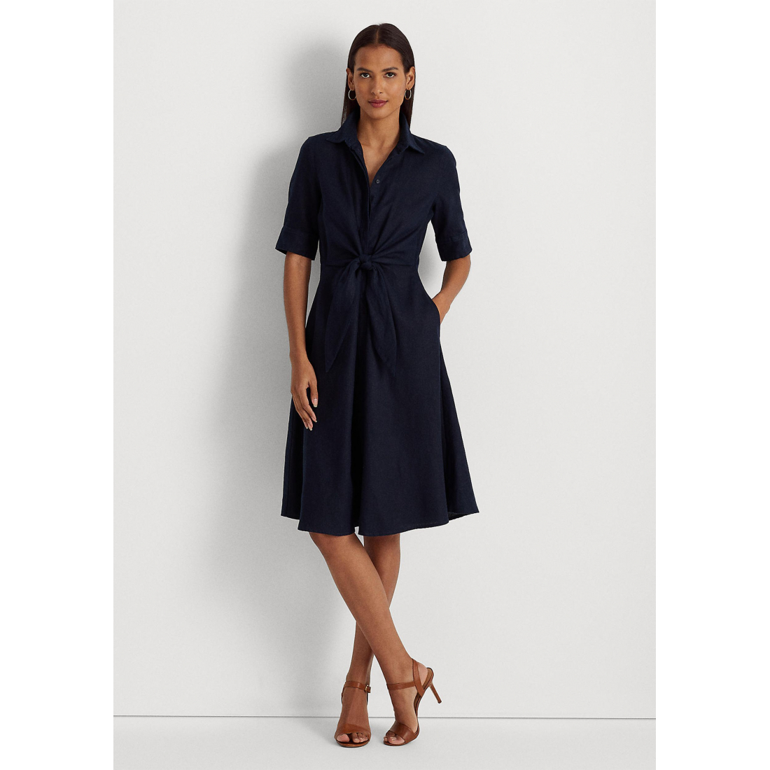 Women's 'Linen' Shirtdress