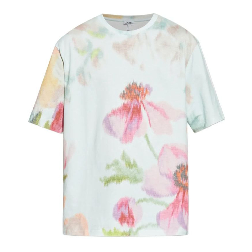 Men's 'Floral-Print' T-Shirt