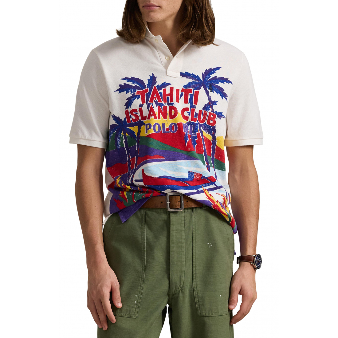 Polo 'Classic Fit Graphic' pour Hommes