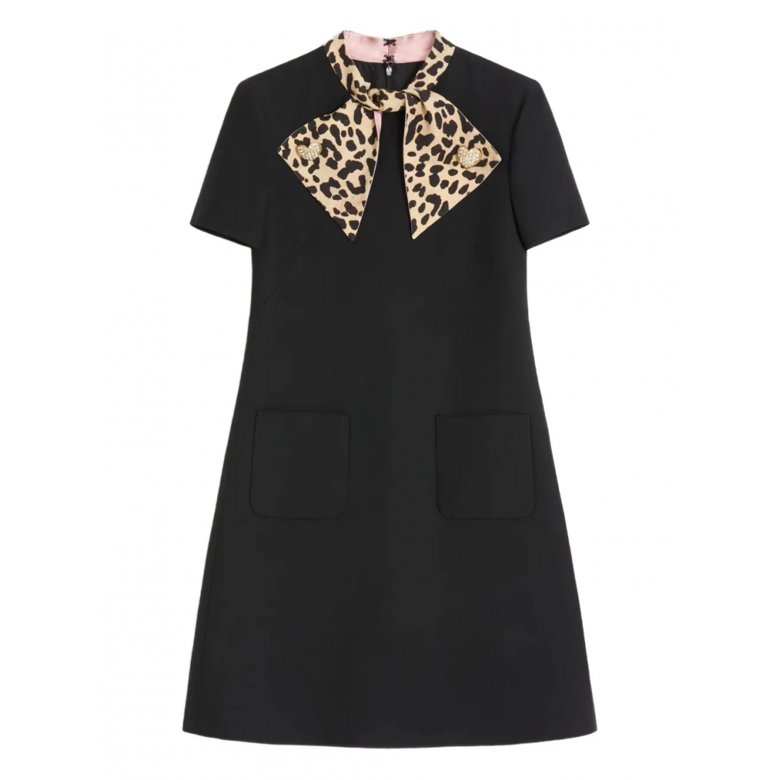Women's 'Leopard-Bow' Mini Dress