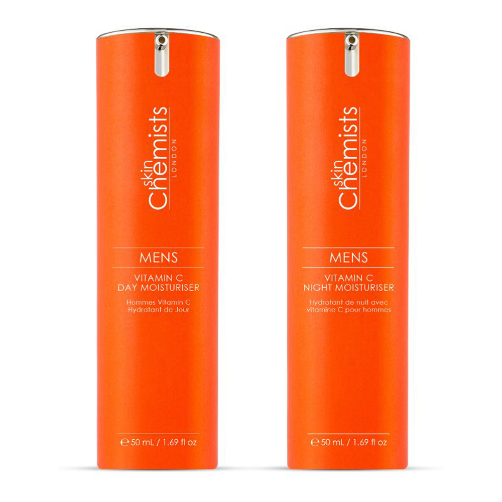 'Men's Vitamin C Day & Night Routine' SkinCare Set - 3 Pieces