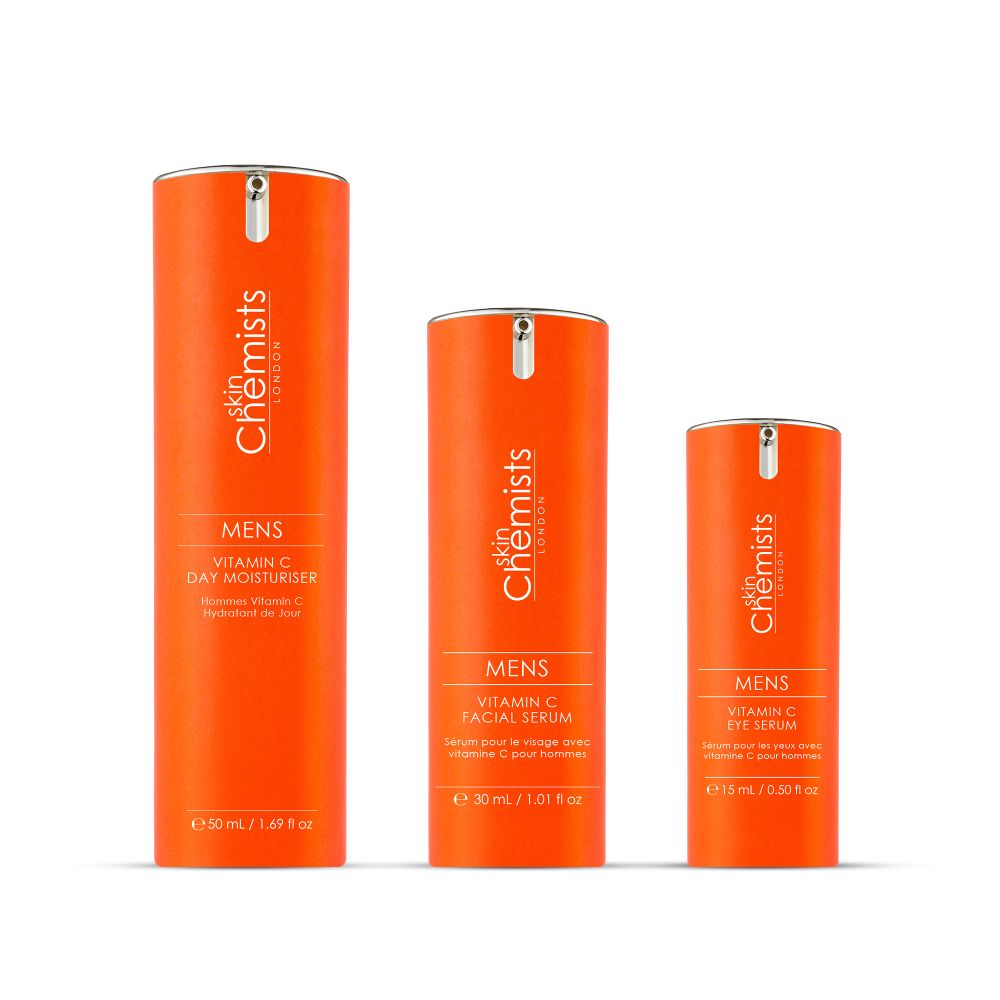 Coffret de soins de la peau 'Men's Vitamin C Wake Up Routine' - 3 Pièces